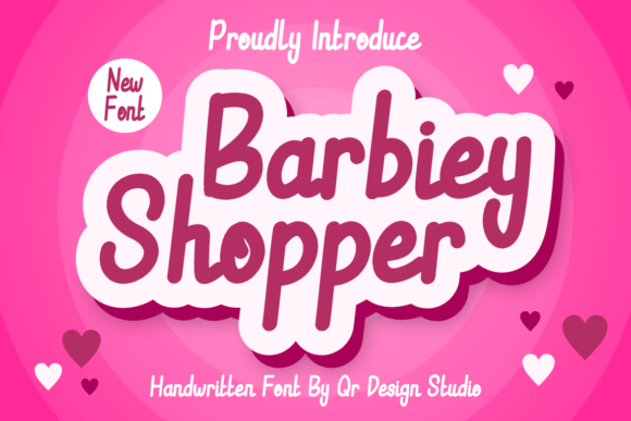 Barbiey Shopper: The Handwritten Typeface for Scroll-Stopping Brand Content