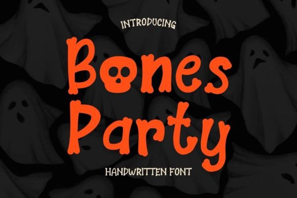 Bones Party: A Spooky Display Typeface for Digital Projects
