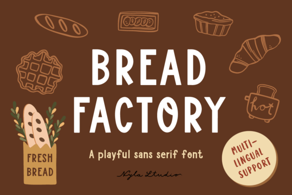 Bread Factory: A Playful Sans Serif for Modern Web Design