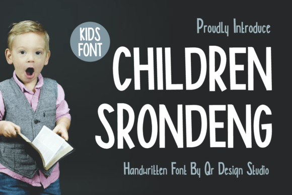 Children Srondeng: A Bold Display Typeface for Campaigns That Need Personality