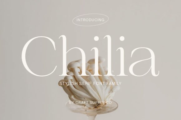Chilia: A Serif Font for Editorial Elegance