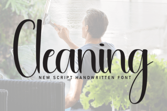Cleaning Typeface Review: A Sweet Handwritten Font for Engaging Campaigns