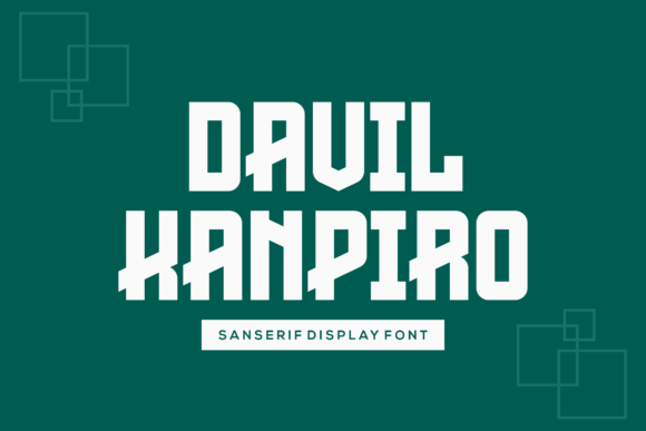 Davil Kanpiro: A Bold Serif for Modern Editorial Design