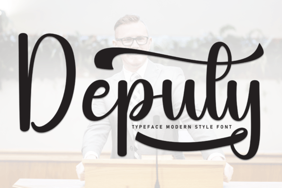 Deputy: A Handwritten Display Font for Polished Digital Brands