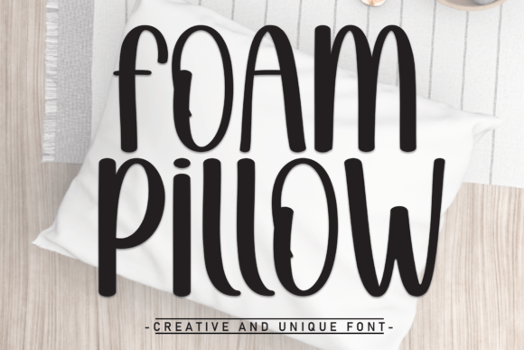 Foampillow: A Sweet Handwritten Font for Boutique Branding