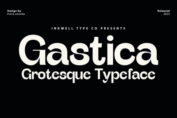 Gastica: A Bold Sans Serif Display Font for Standout Branding