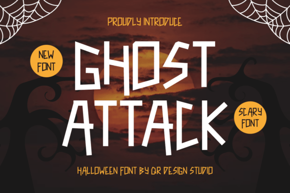 Ghost Attack: The Quirky Display Font for Handmade Labels and Invitations