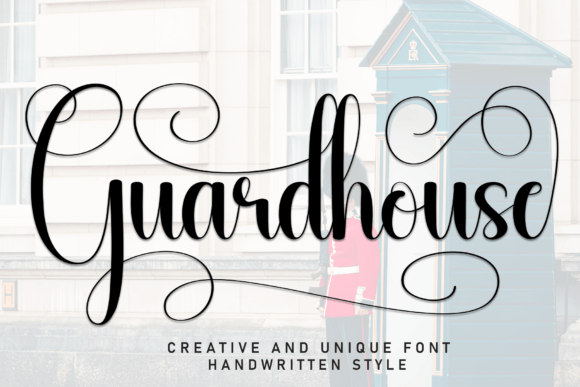 Guardhouse: A Friendly Handwritten Font for Small Business Branding
