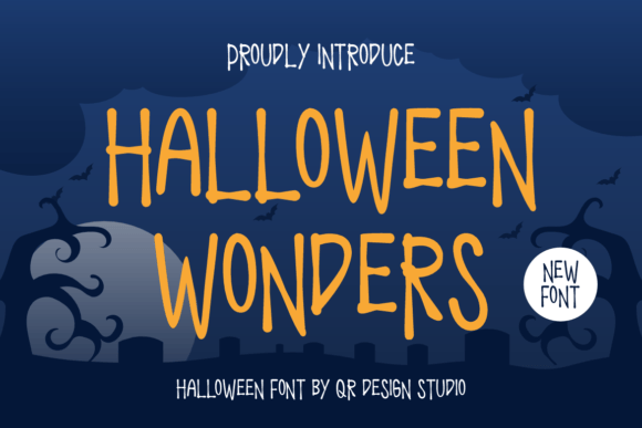 Halloween Wonders: A Handwritten Typeface for Bold Editorial Design