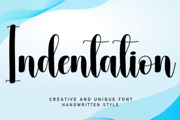 Indentation: A Handwritten Font for Authentic Brand Identity