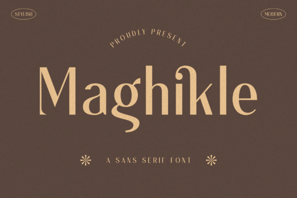 Maghikle: A Modern Sans Serif Typeface for Editorial Design