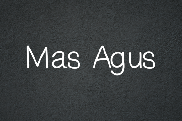 Mas Agus Typeface Review: Bold Display Font for Branding