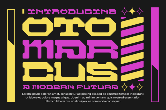 Otomarcus: A Bold Display Typeface for Impactful Web Design
