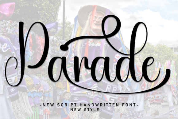 Parade: A Handwritten Display Font for Warm, Approachable Branding