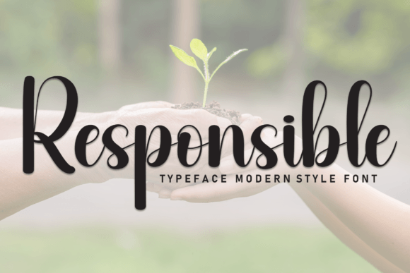 Responsible Typeface Review: A Sweet Handwritten Font for Branding