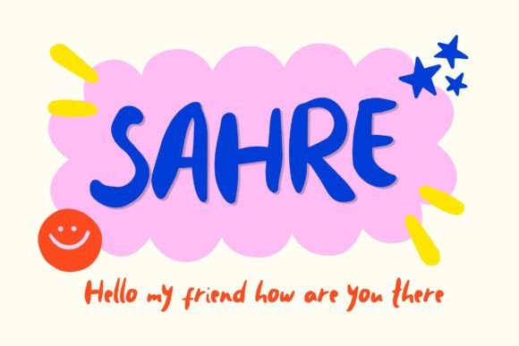 Sahre Display Font: Bold Typography for Handmade Brands