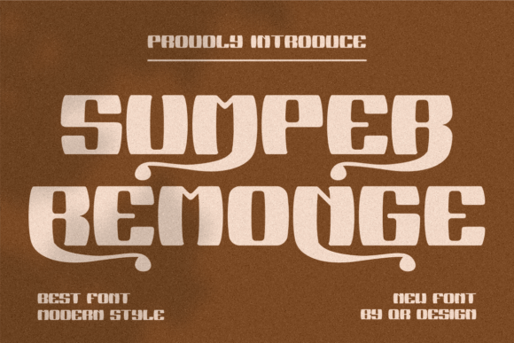 Sumper Remonge: Bold Display Typeface for Impactful Web Design