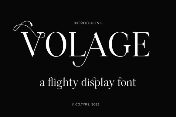Volage Typeface: Elevate Your Brand Identity with Elegant Serif Design
